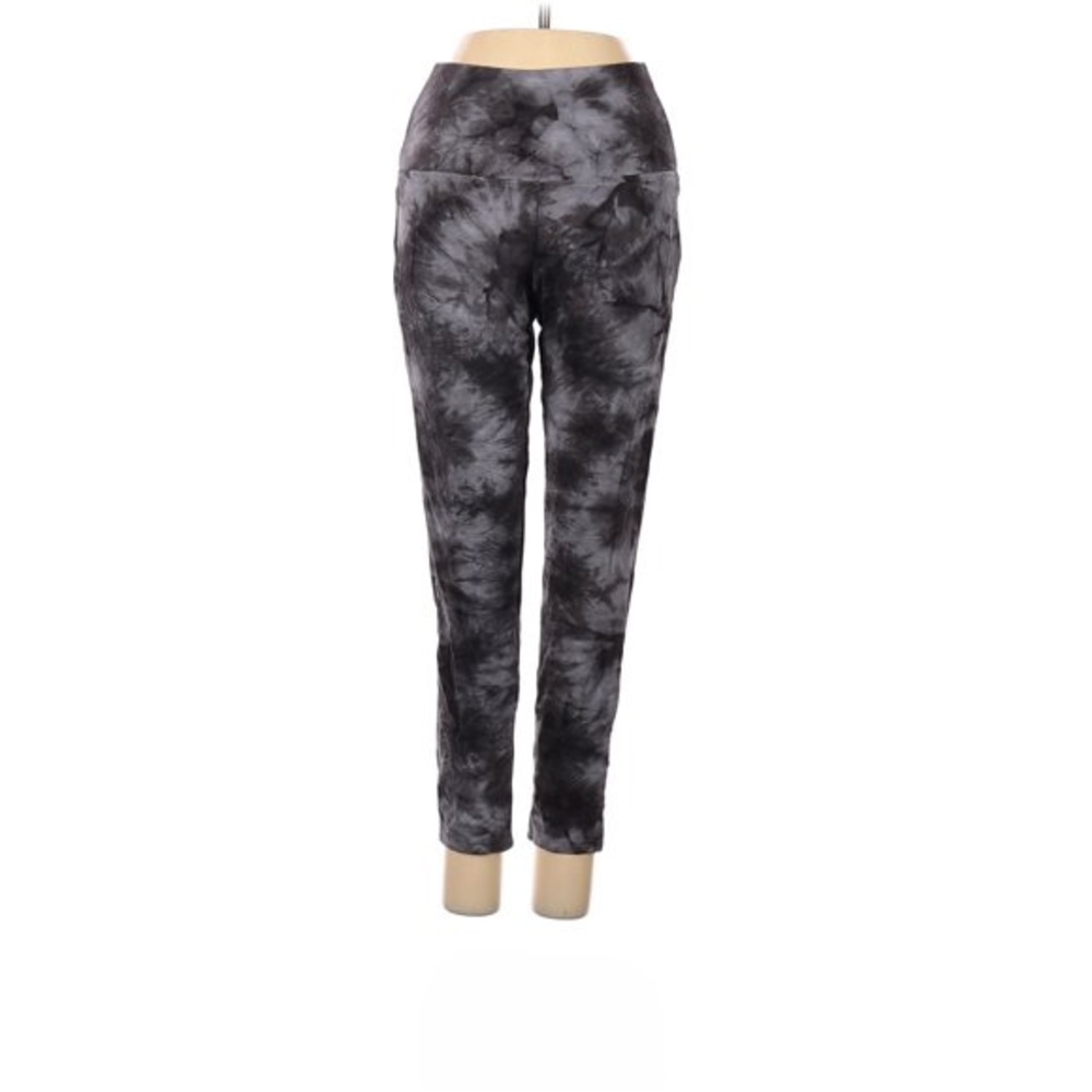 Rachel Zoe Gray Tie-Dye Starburst Print Ponte Leggings Size Small